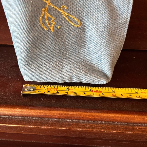 Lisa Eldridge Denim Makeup Bag - Picture 6 of 7